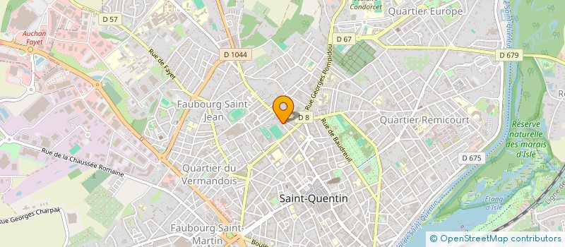 localisation de l'entreprise SCI LES MICHEL'S à SAINT-QUENTIN