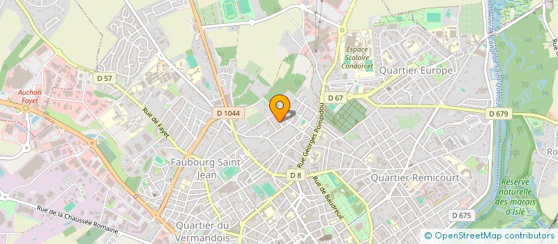 localisation de l'entreprise SCI LES MICHELS à SAINT-QUENTIN