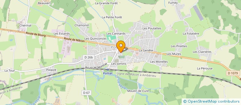 localisation de l'entreprise SCI LES MICHIS à POLLIAT