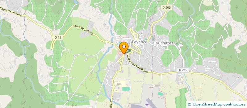 localisation de l'entreprise SCI LES MICOCOULIERS  FAYENCE