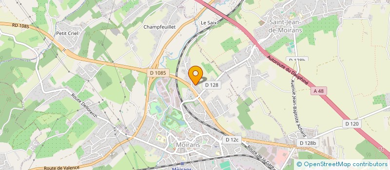 localisation de l'entreprise SCI LES MICOULIERES  MOIRANS