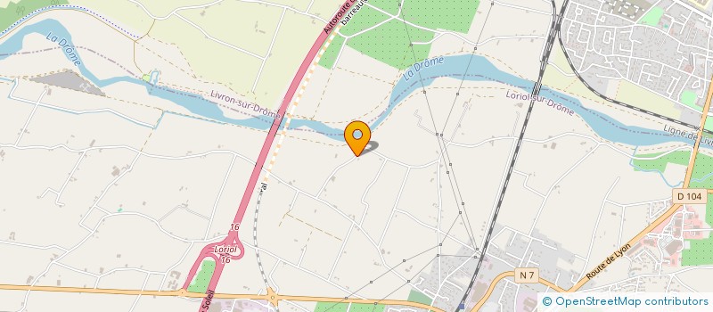 localisation de l'entreprise SCI LES MIELLES  LORIOL-SUR-DROME