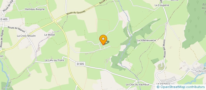 localisation de l'entreprise SCI LES MIELLES  TEURTHEVILLE-HAGUE