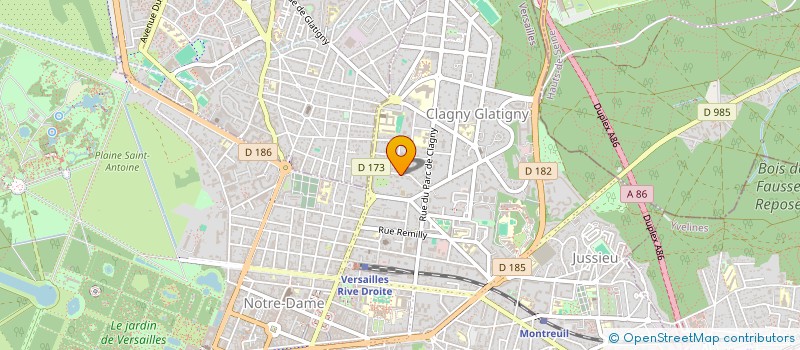 localisation de l'entreprise SCI LES MIGNANS à VERSAILLES