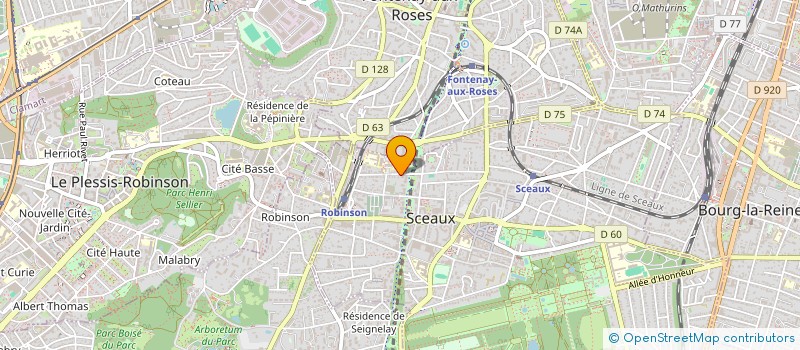 localisation de l'entreprise SCI LES MIGNOBLES à SCEAUX