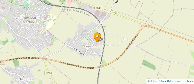 localisation de l'entreprise SCI LES MIJOLANDS  AWOINGT