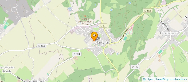 localisation de l'entreprise SCI LES MIKAS  TARCENAY-FOUCHERANS