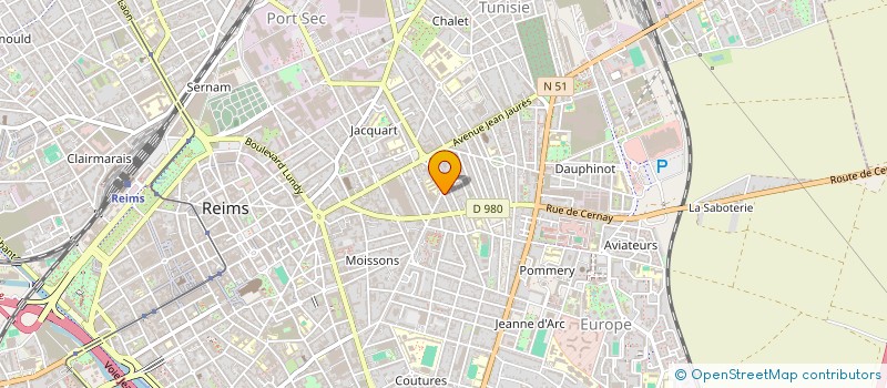 localisation de l'entreprise SCI LES MIKONOS à REIMS