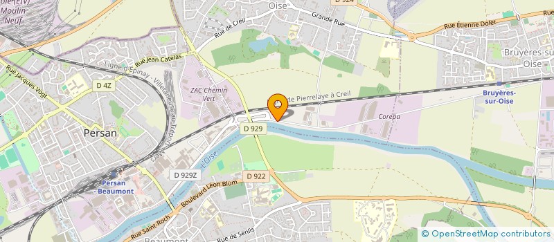 localisation de l'entreprise SCI LES MIL ET UNE FLEURS  BERNES-SUR-OISE