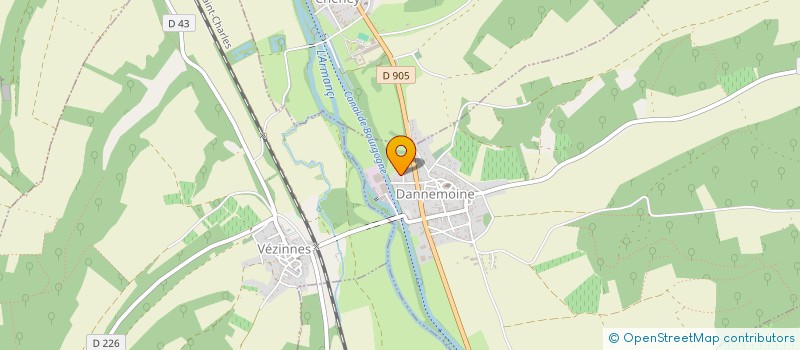 localisation de l'entreprise SCI LES MILANS NOIRS  DANNEMOINE