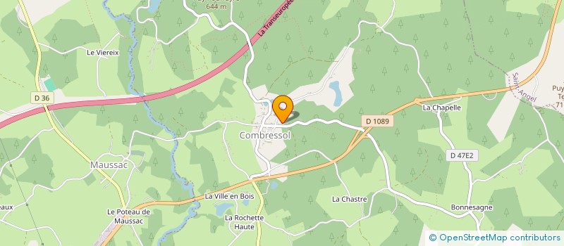 localisation de l'entreprise SCI LES MILLE PIERRES  COMBRESSOL