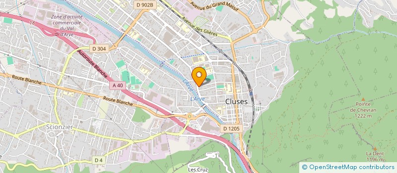 localisation de l'entreprise SCI LES MILLERES  CLUSES