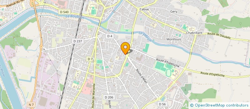 localisation de l'entreprise SCI LES MILLES à MONTELIMAR