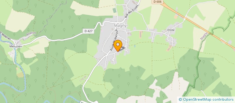 localisation de l'entreprise SCI LES MIMOSAS à MAGNY