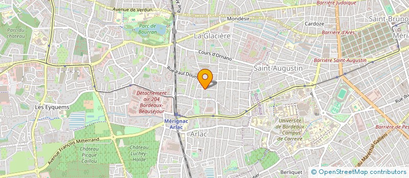 localisation de l'entreprise SCI LES MIMOSAS  MERIGNAC