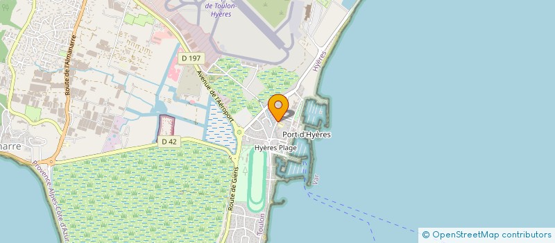 localisation de l'entreprise SCI LES MIMOSAS à HYERES