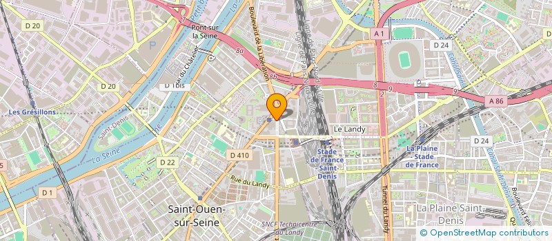 localisation de l'entreprise SCI LES MIMOSAS à SAINT-DENIS