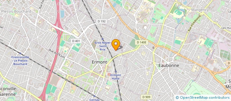 localisation de l'entreprise SCI LES MIMOSAS  ERMONT