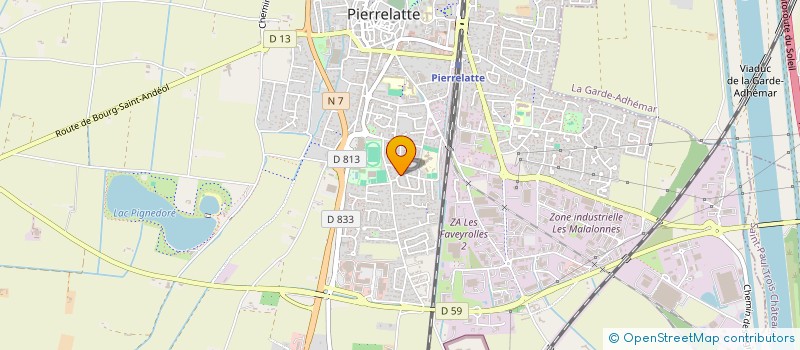 localisation de l'entreprise SCI LES MIMOSAS à PIERRELATTE