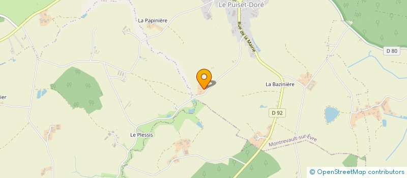 localisation de l'entreprise SCI LES MIMOSAS à MAUGES-SUR-LOIRE