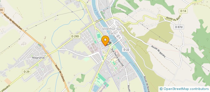 localisation de l'entreprise SCI LES MIMOSAS  VILLEMUR SUR TARN