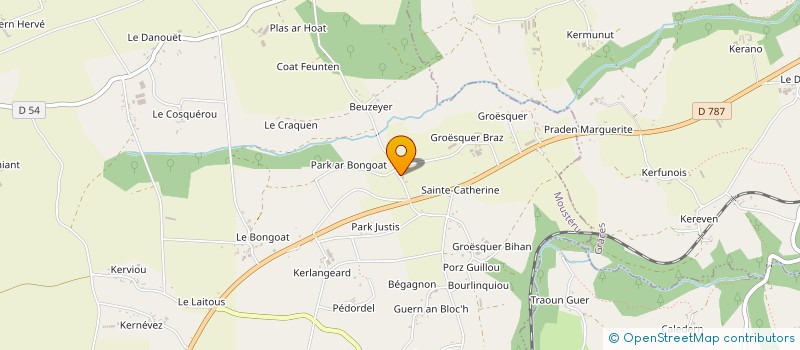 localisation de l'entreprise SCI LES MIMOSAS  MOUSTERU