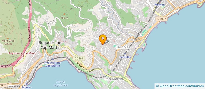 localisation de l'entreprise SCI LES MIMOSAS à ROQUEBRUNE-CAP-MARTIN