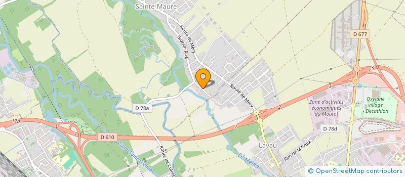 localisation de l'entreprise SCI LES MIMOSAS à SAINTE-MAURE