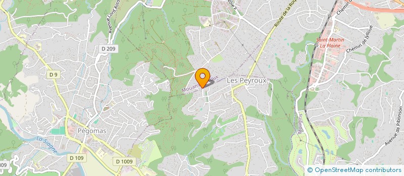 localisation de l'entreprise SCI LES MIMOSAS à MOUANS-SARTOUX