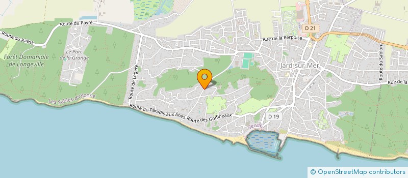 localisation de l'entreprise SCI LES MIMOSAS à JARD-SUR-MER