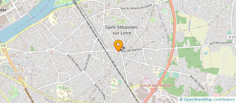 localisation de l'entreprise SCI LES MIMOSAS à SAINT-SEBASTIEN-SUR-LOIRE