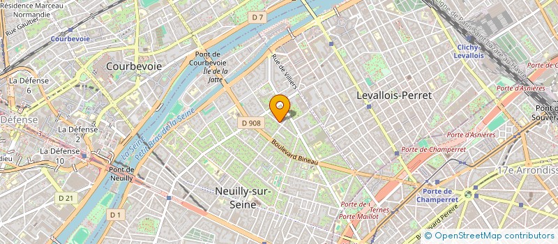 localisation de l'entreprise SCI LES MIMOSAS  NEUILLY-SUR-SEINE