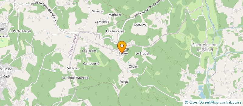 localisation de l'entreprise SCI LES MIMOSAS  SAINT-VINCENT-LE-PALUEL