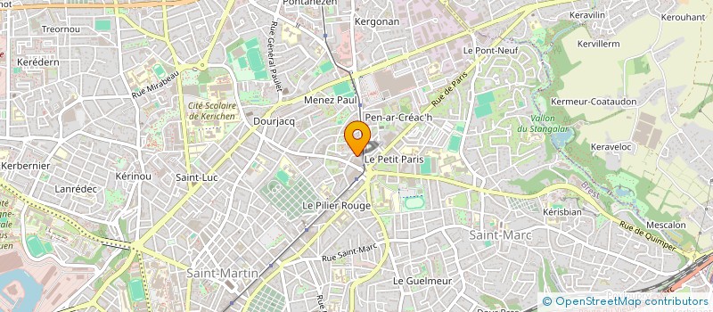 localisation de l'entreprise SCI LES MIMOSAS  BREST