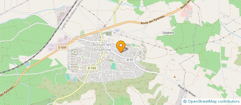 localisation de l'entreprise SCI LES MIMOSAS  NISSAN-LEZ-ENSERUNE