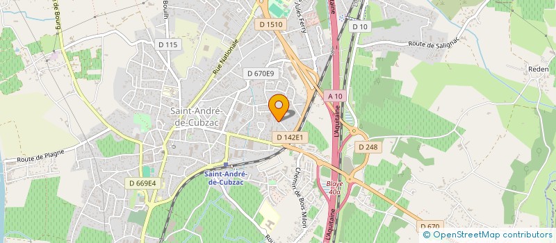 localisation de l'entreprise SCI LES MIMOSAS  SAINT-ANDRE-DE-CUBZAC