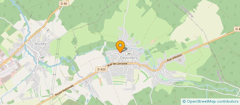 localisation de l'entreprise SCI LES MIMOSAS à DEYVILLERS