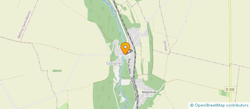 localisation de l'entreprise SCI LES MIMOSAS  GLAIGNES