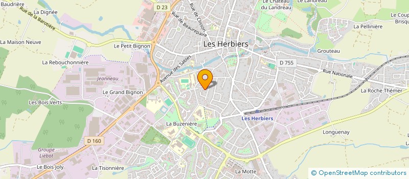localisation de l'entreprise SCI LES MIMOSAS à LES HERBIERS