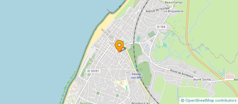 localisation de l'entreprise SCI LES MIMOSAS  SOULAC-SUR-MER