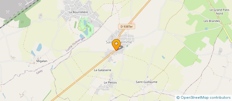 localisation de l'entreprise SCI LES MIMOSAS  SAINTE-GEMME