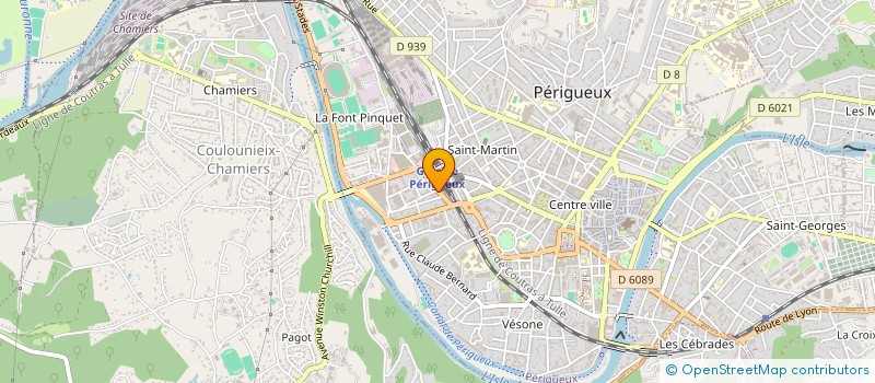 localisation de l'entreprise SCI LES MIMOSAS à PERIGUEUX