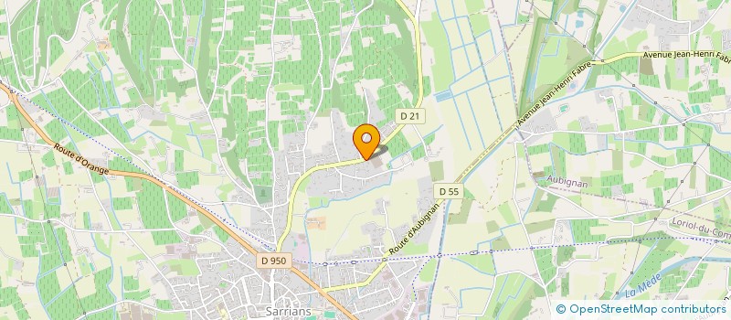 localisation de l'entreprise SCI LES MIMOSAS  SARRIANS