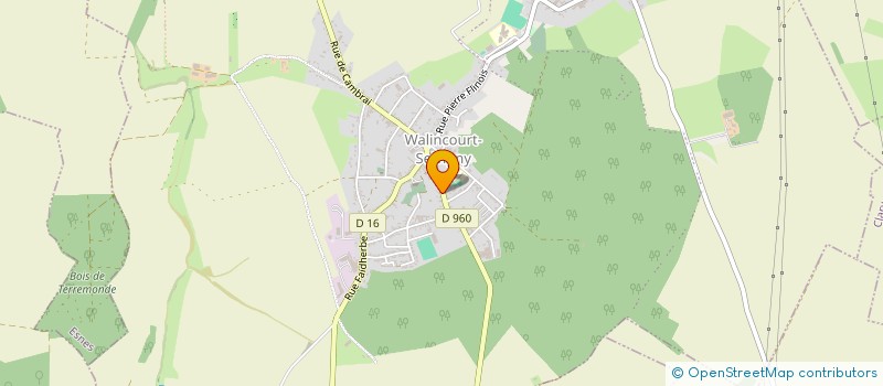 localisation de l'entreprise SCI LES MIMOSAS  WALINCOURT-SELVIGNY