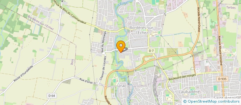 localisation de l'entreprise SCI LES MIMOSAS  BORDERES-SUR-L'ECHEZ