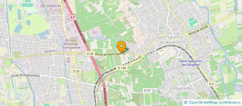 localisation de l'entreprise SCI LES MIMOSAS  VEDENE