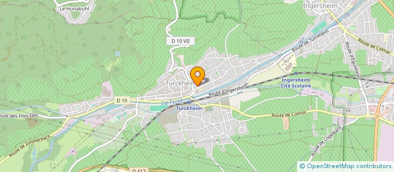 localisation de l'entreprise SCI LES MIMOSAS  TURCKHEIM