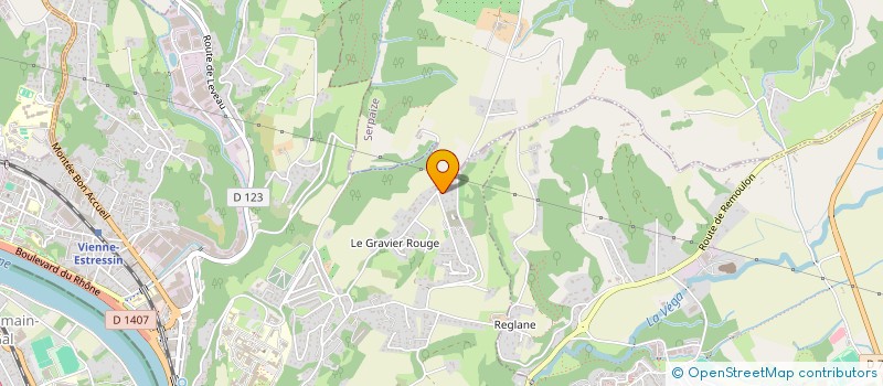 localisation de l'entreprise SCI LES MIMOSAS  VIENNE