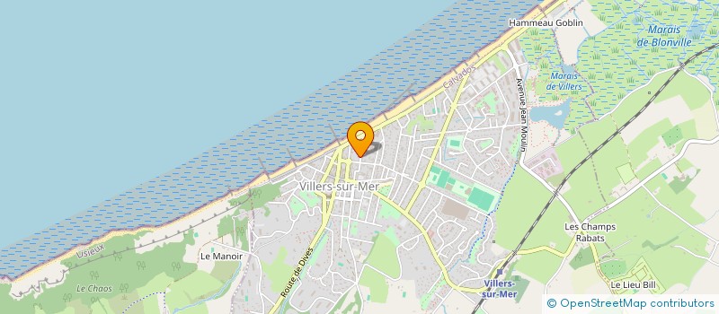 localisation de l'entreprise SCI LES MIMOSAS  VILLERS-SUR-MER