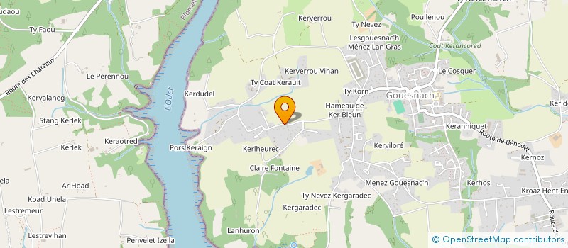 localisation de l'entreprise SCI LES MIMOSAS DE CORNOUAILLE  GOUESNACH